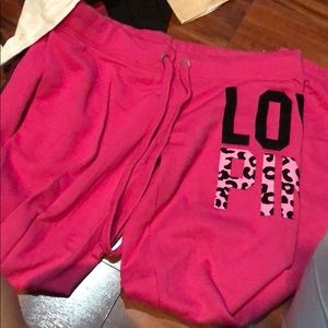 Pink sweat pant